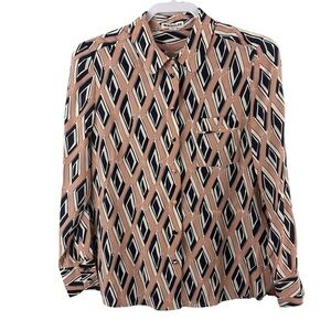 Whistles Silk Print Blouse